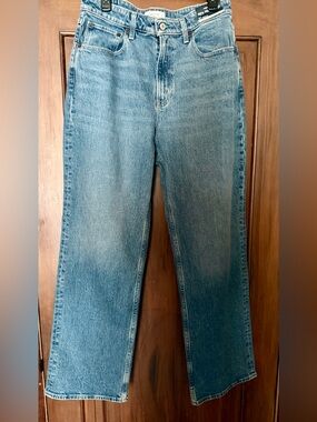 Abercrombie & Fitch Curve Love High Rise 90s Relaxed Jeans 31